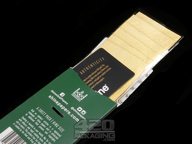 Shine® King Size Rolling Papers 6-Pack - 2