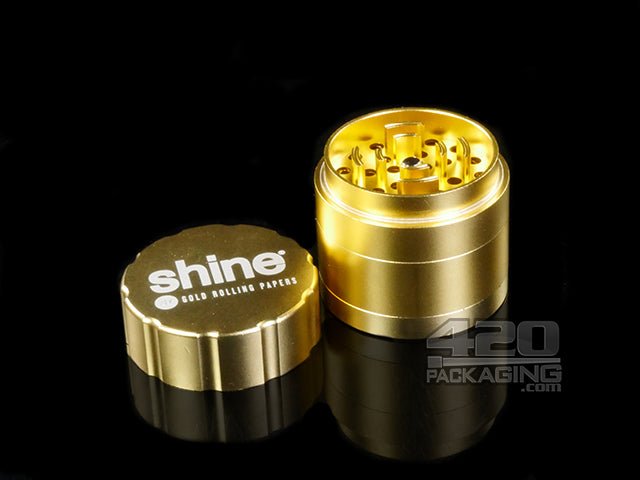 Shine Gold 4-Piece Metal Grinder - 3