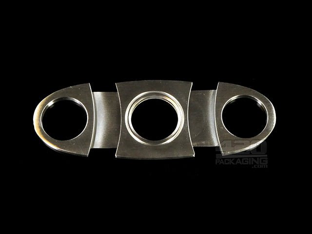Stainless Steel Double Blades Cigar Cutter - 3