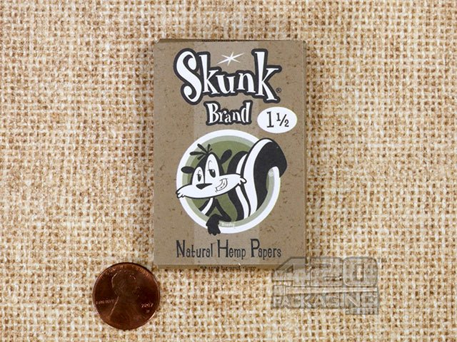 Skunk Brand 1 1-2 Size Hemp Rolling Papers 25/Box - 3