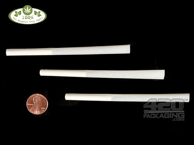 109mm Slim Organic Hemp Cones - 40mm Filter (0.5 Grams) 500/Box - 3