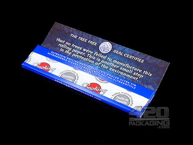 Smoking Blue King Size Rolling Papers 50/Box - 3