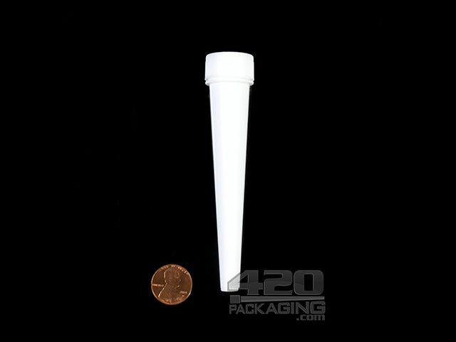 Smoke Tubes 98mm Plastic J-Tube With Twist Child Resistant Cap 850/Box Opaque Black With Black Cap - 2