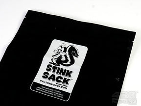 Quart Size Stink Sack Odor Locking Black Zip Bags 3/Box - 4