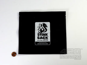 Quart Size Stink Sack Odor Locking Black Zip Bags 3/Box - 2