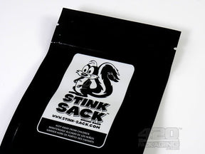 Small Stink Sack Odor Locking Black Zip Bags 10/Box - 4