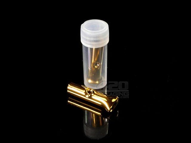 Toker Tips Reusable Flat Glass Gold Tips 1/Box - 1
