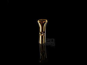 Toker Tips Reusable Flat Glass Gold Tips 1/Box - 3