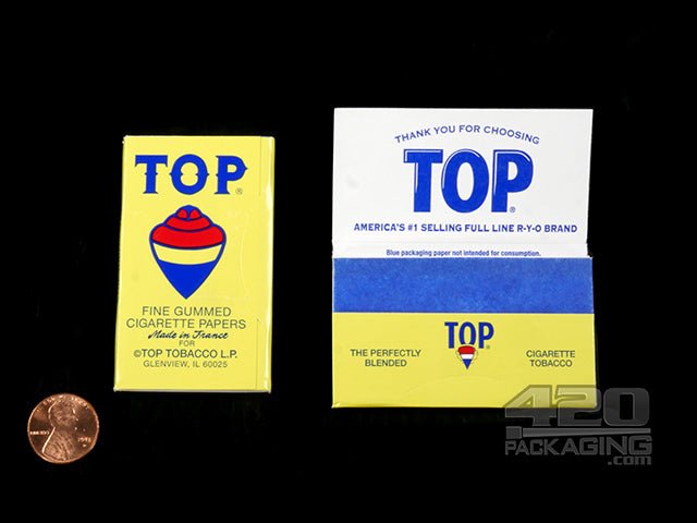Top Single Wide Sized Rolling Papers 24/Box - 2
