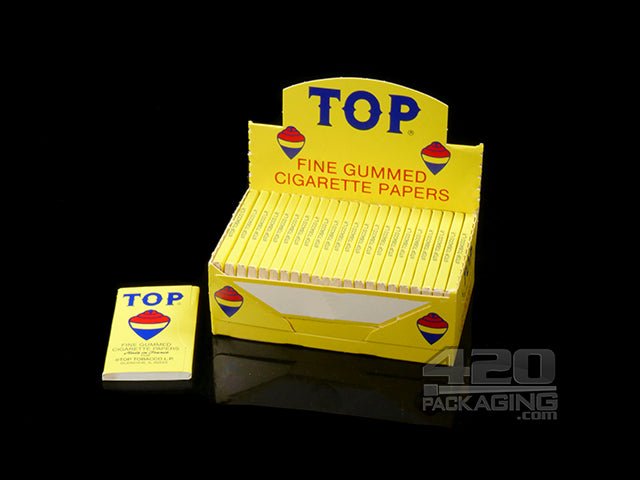 Top Single Wide Sized Rolling Papers 24/Box - 1