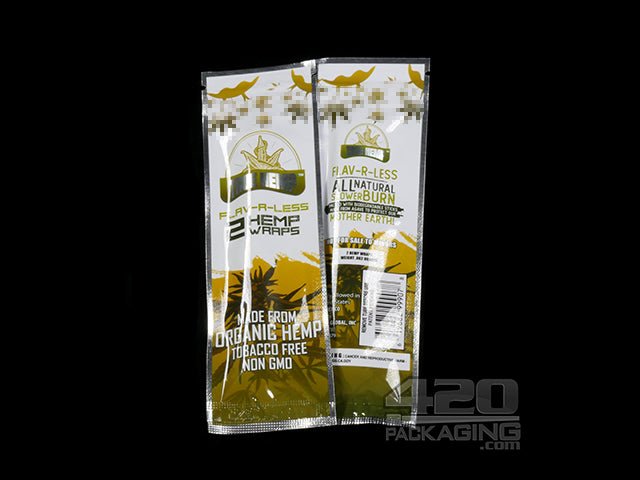 True Hemp FLAV-R-LESS Hemp Wraps 25/Box - 2