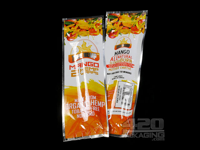 True Hemp Mango Flavored Hemp Wraps 25/Box - 2