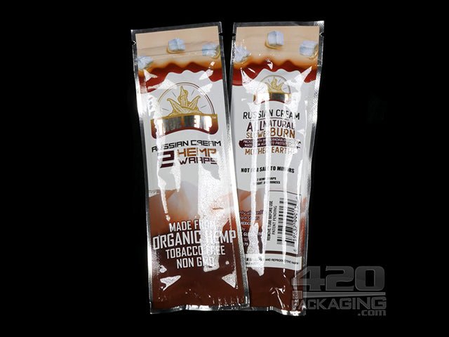 True Hemp Russian Cream Flavored Hemp Wraps 25/Box - 2