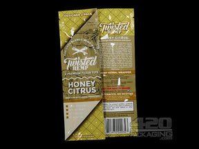 Twisted Hemp Honey Citrus Flavored Organic Hemp Wraps 15/Box - 2