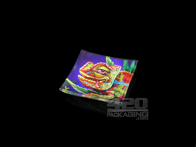 V Syndicate Chameleon Cloud Glass Ashtray - 1