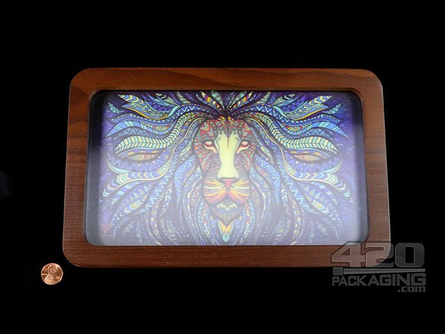 V Syndicate Tribal Lion 3D Wood Tray - 3