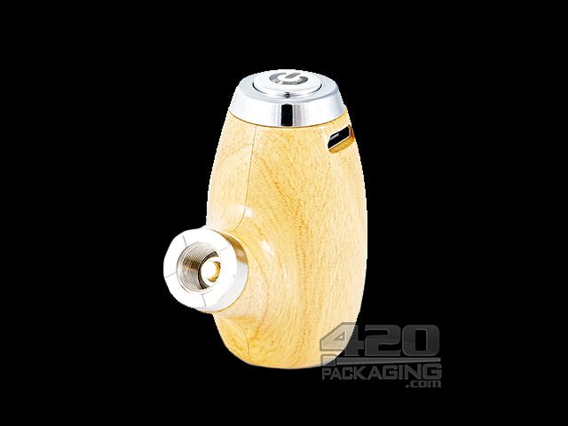 Variable Voltage "Old Man's Pipe" Shaped Vape Cartridge Battery - Spruce Wood - 1