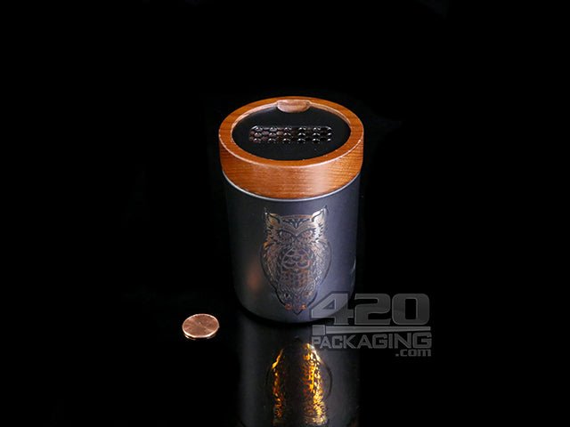 V Syndicate Medium Owllusion Orange SmartStash Jar - 2
