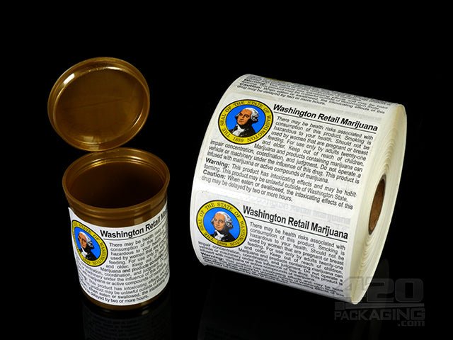 Washington Retail Compliant Labels 1000/Roll - 3