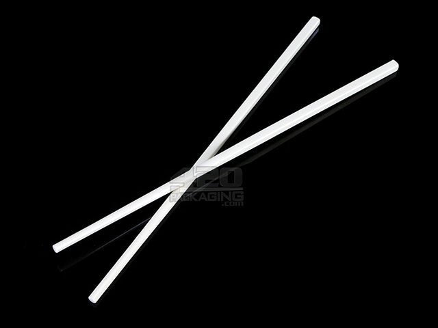 White Plastic Chopsticks 10/Box - 1