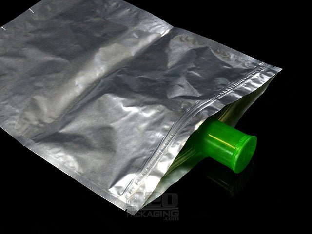 12"x16" Silver Smelly Proof XL Plastic Zip Bags 10/Box - 3