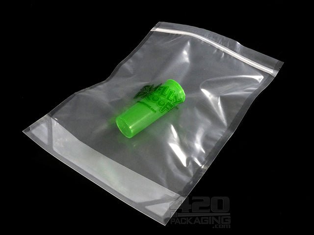 12"x16" Clear Smelly Proof XL Plastic Zip Bags 10/Box - 3