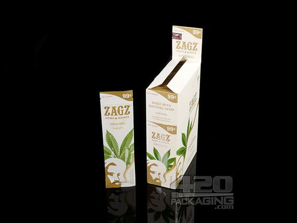 ZAGZ Purple Chill Flavored Hemp Wraps 25/Box