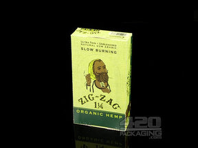 Zig Zag 1 1-4 Size Organic Hemp Rolling Papers 24/Box - 2