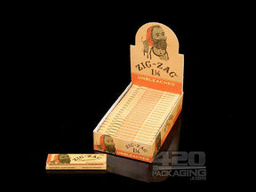Zig Zag Supreme 1 1-4 Size Unbleached Rolling Papers 24/Box - 1