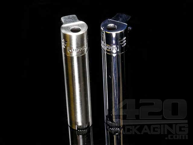 Clipper Silver Jet Metal Electronic Lighter 12/Box - 1