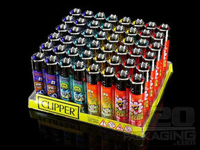 Clipper Lighter Hippie Design 48/Box - 2