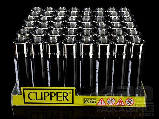 Black Clipper Lighters 48/Box - 3