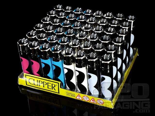 Clipper Lighter Mustache Design 48/Box - 2