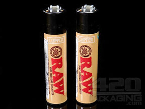 Clipper Lighter RAW Rolling Papers Logo 48/Box - 1