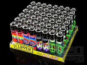 Clipper Lighter Trippy Design 48/Box - 2