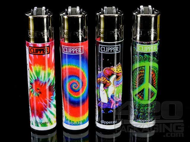 Clipper Lighter Trippy Design 48/Box - 1