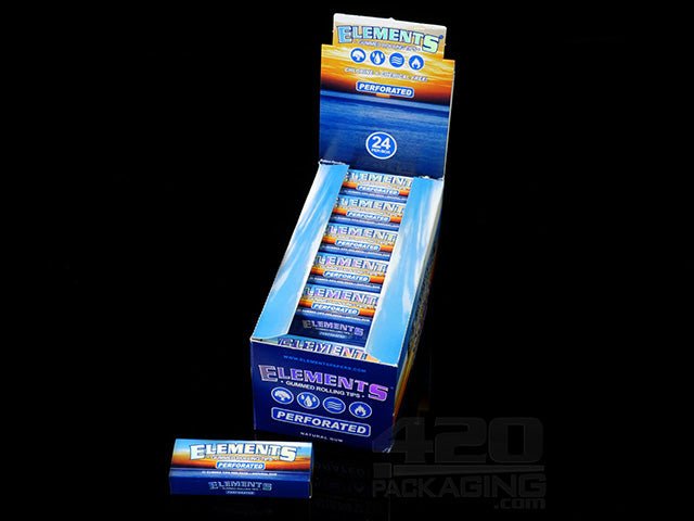 Elements Premium Gummed Perforated Rolling Tips 24/Box - 1