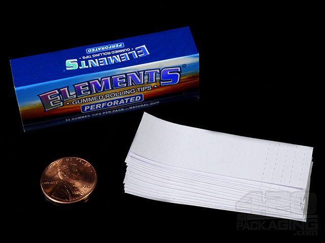 Elements Premium Gummed Perforated Rolling Tips 24/Box - 3