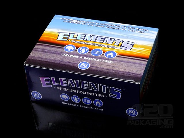 Elements Premium Perforated Rolling Tips 50/Box - 2