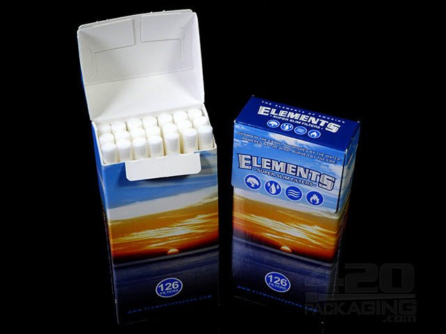 Elements Super Slim Filter Tips 20/Box - 4