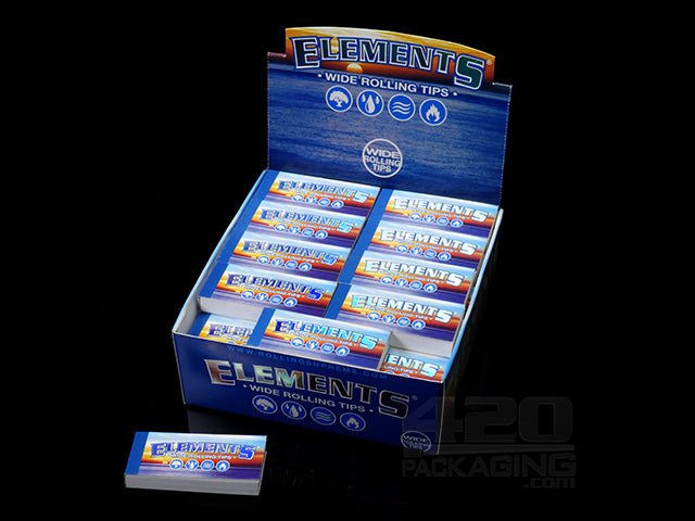 Elements Wide Rolling Tips 50/Box - 1