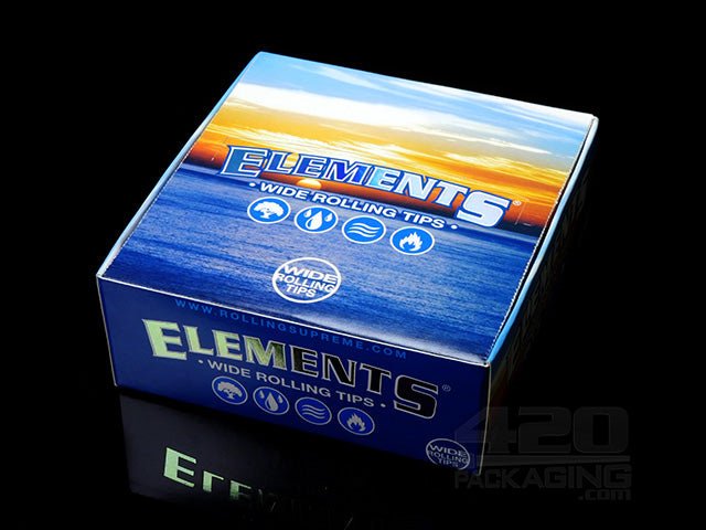 Elements Wide Rolling Tips 50/Box - 2