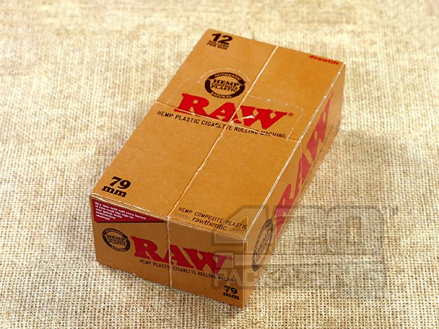 RAW 79mm Hemp Plastic Rollers 12/Box - 2