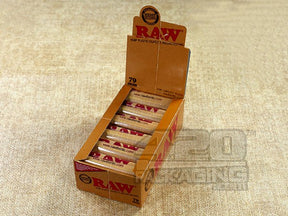 RAW 79mm Hemp Plastic Rollers 12/Box - 1