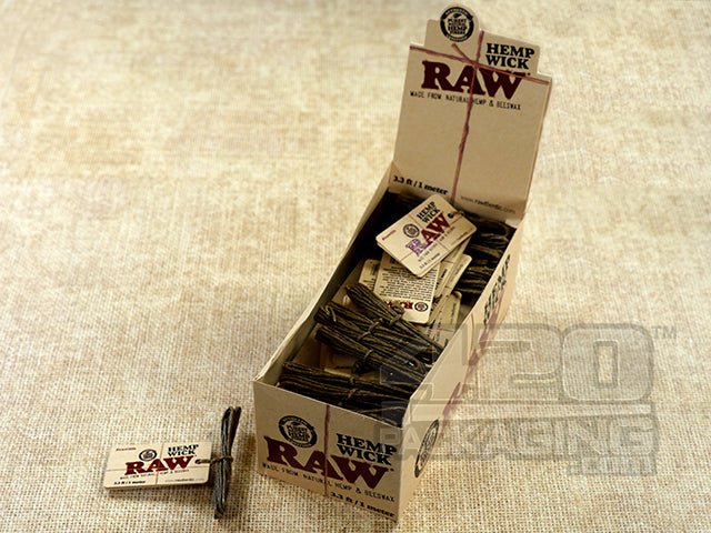 Raw Hemp Wick Small Bundles 1 Meter - 1