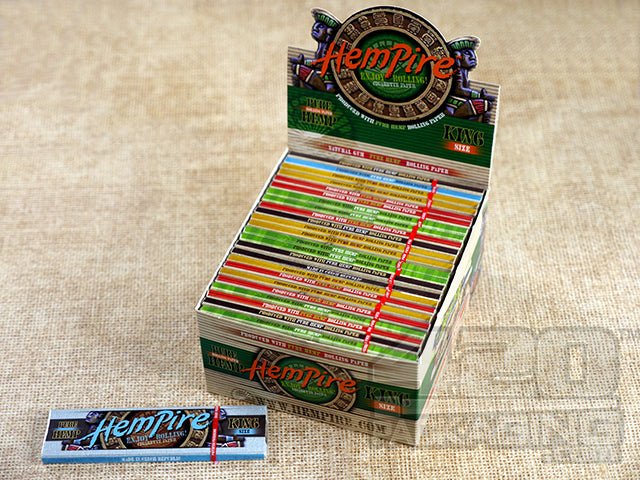 Hempire King Size Rolling Papers 50 Units per Box - 1