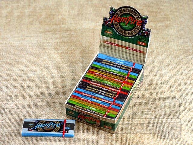 Hempire 1 1-2" Rolling Papers 25 Units per Box - 1
