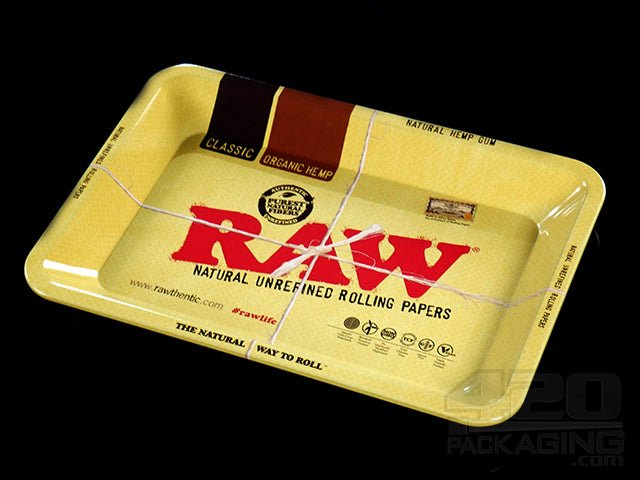 RAW Mini Metal Rolling Tray 1/Box - 1