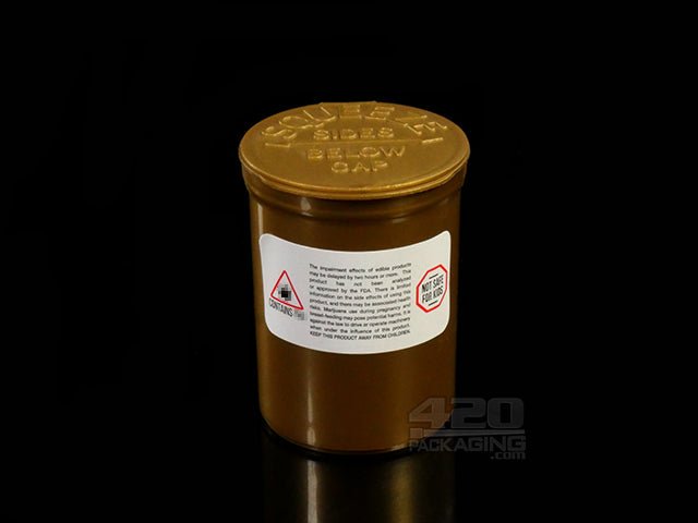Massachusetts Edibles Contains THC - Not Safe For Kids Warning Labels 1000/Roll - 4
