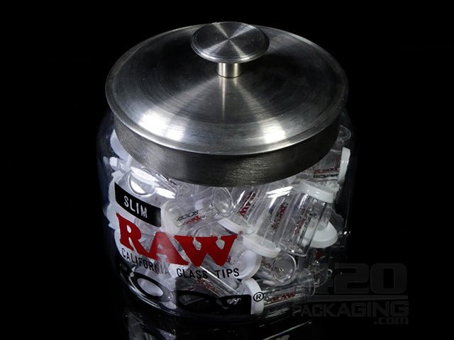 ROOR Raw Slim California Glass Tips 75-Jar - 2